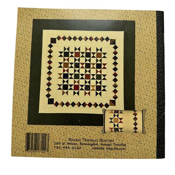 Be a Star Quilt Pattern Booklet Kansas Trouble Quilters Lap Pillowcase Mini - Picture 2 of 3